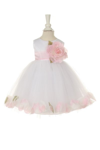 light pink petal dres